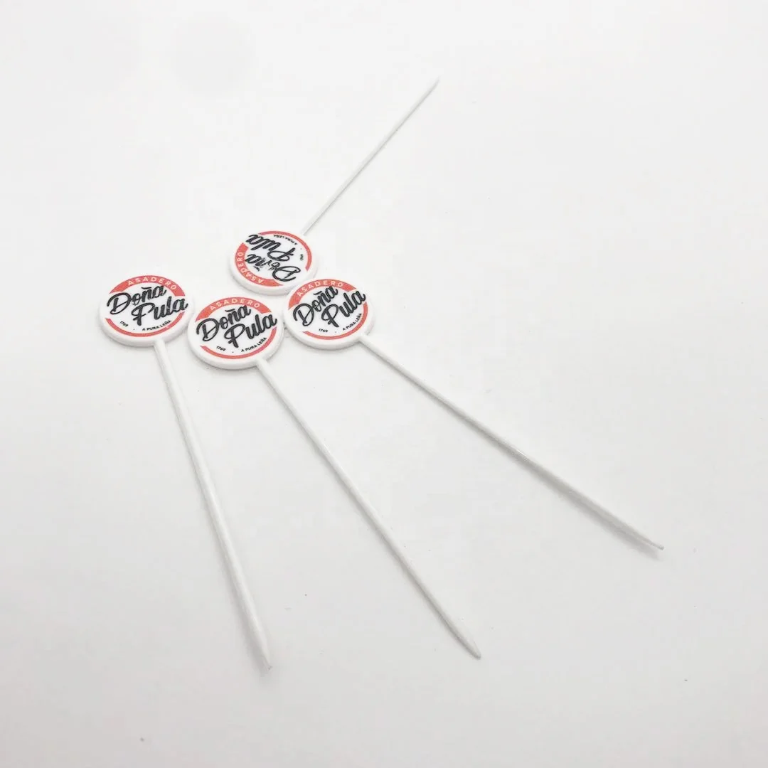 Hot Sales Multiple Styles Sufficient stock Food Sakura Plastic Christmas Cake Pick