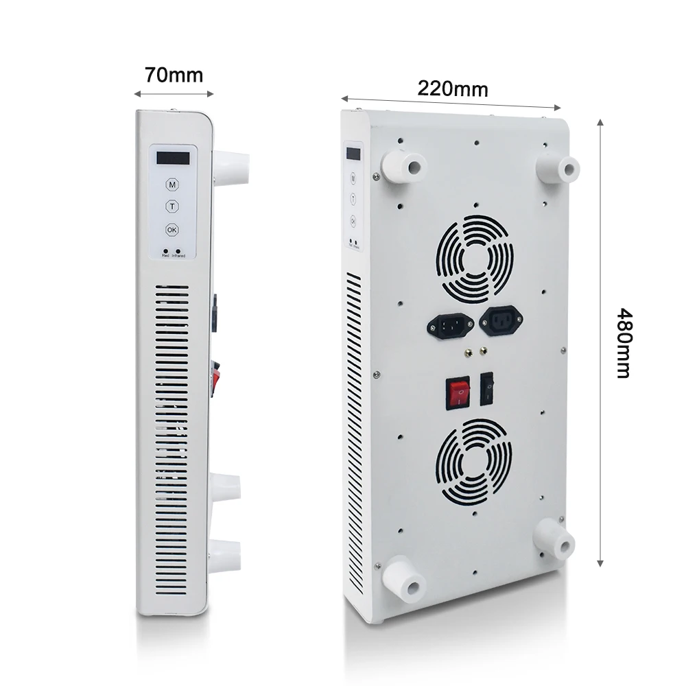 2022 Direct Wholesale VIGPRO500 High Power Smart Digital Display 660nm 850nm LED Red Light Therapy Panel