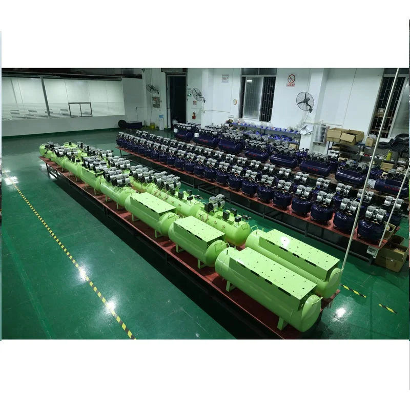 65L Noiseless Slient 1680W Dental Air Compressor Oil Free Tank