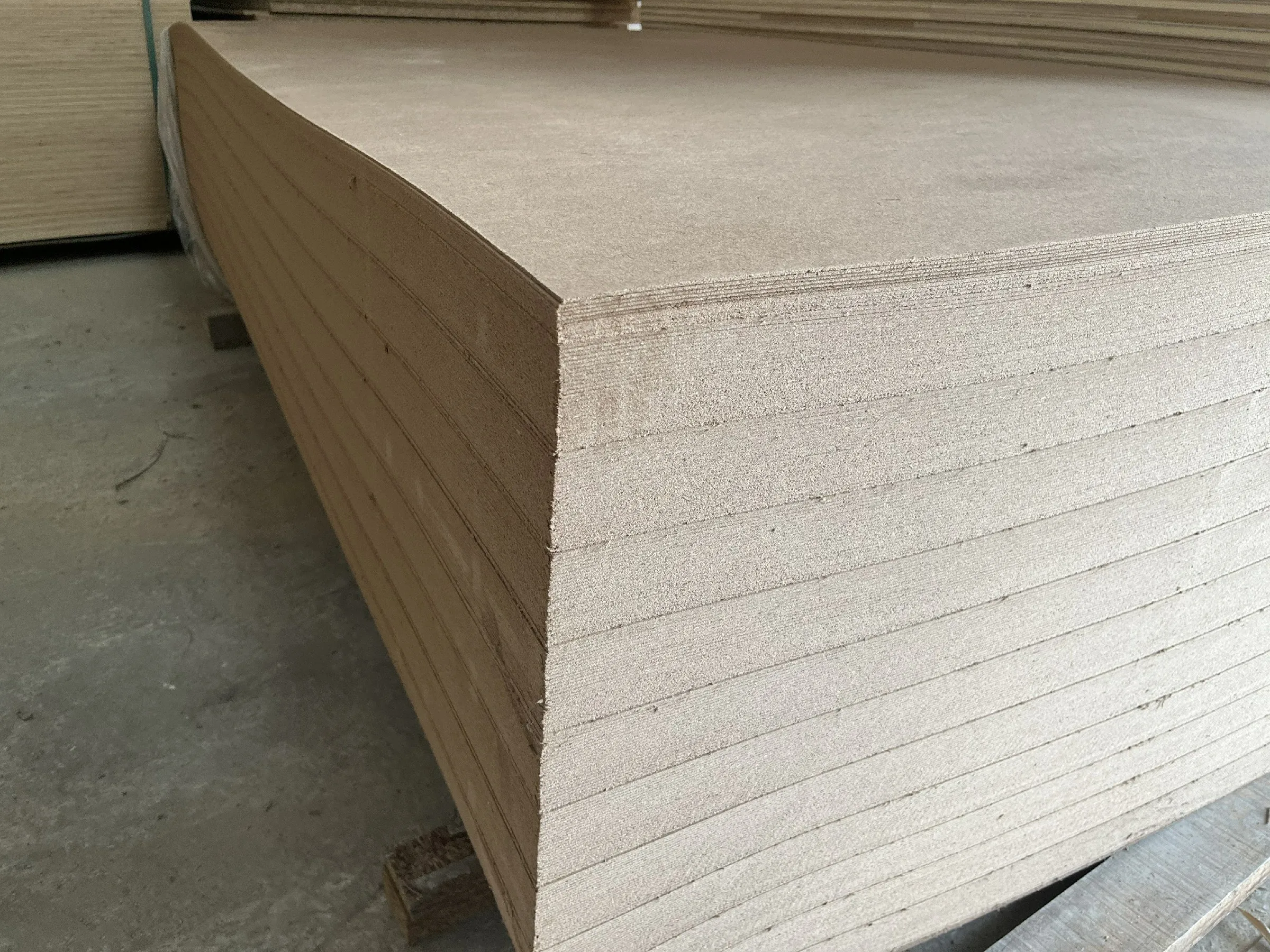 Customized 18mm HDF Board Glossy Hardboard Sublimation Glue Moisture-Proof Modern Design MDF Bedroom MDF