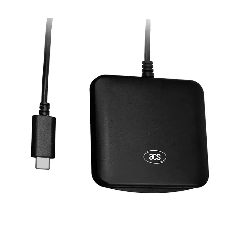 ISO 7816 IC Chip 13.56MHz Card Reader For Banking Payment ACR39U-U1