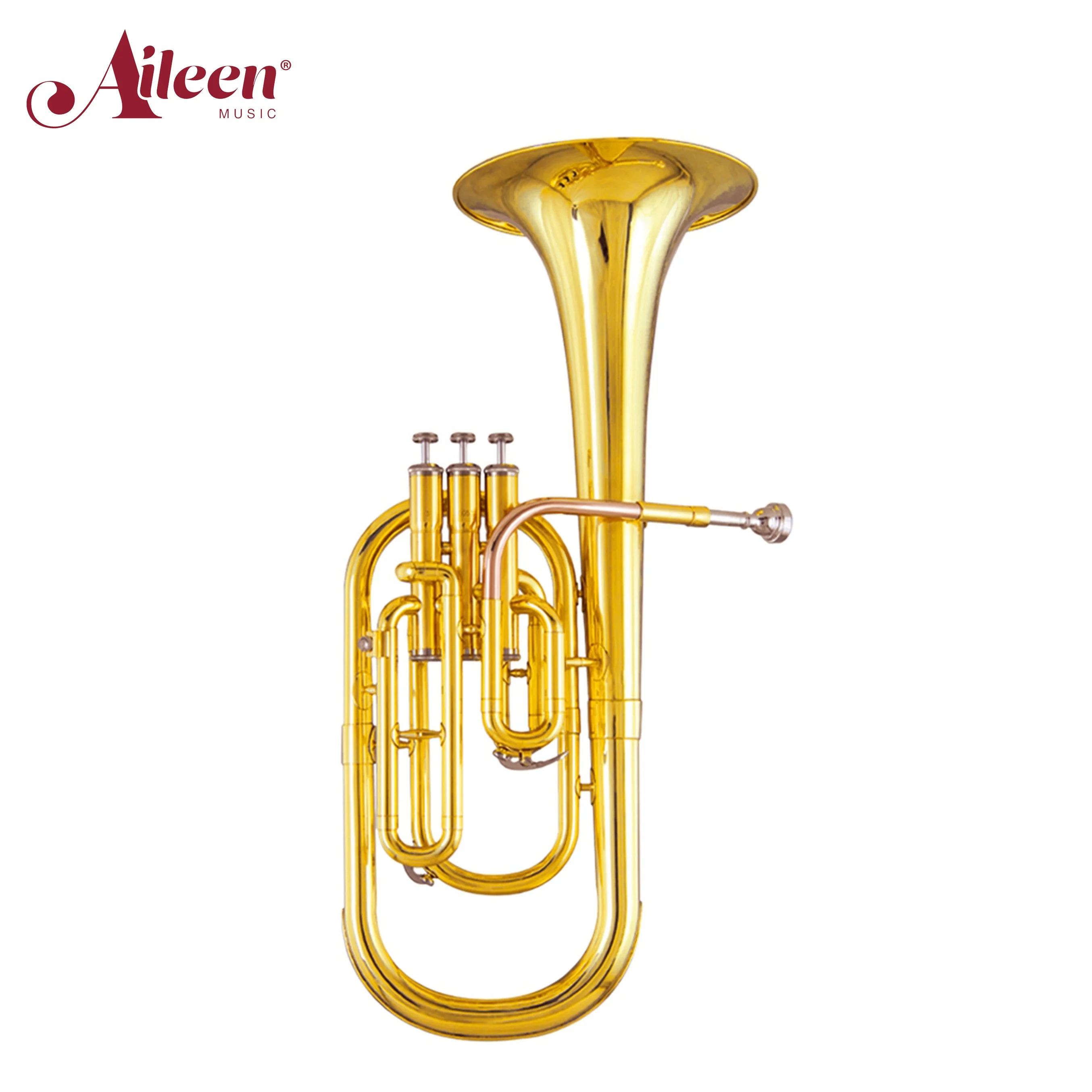 AileenMusic оптовая продажа золотой лакированный альт-рог среднего размера (AH-M350G-YRY)