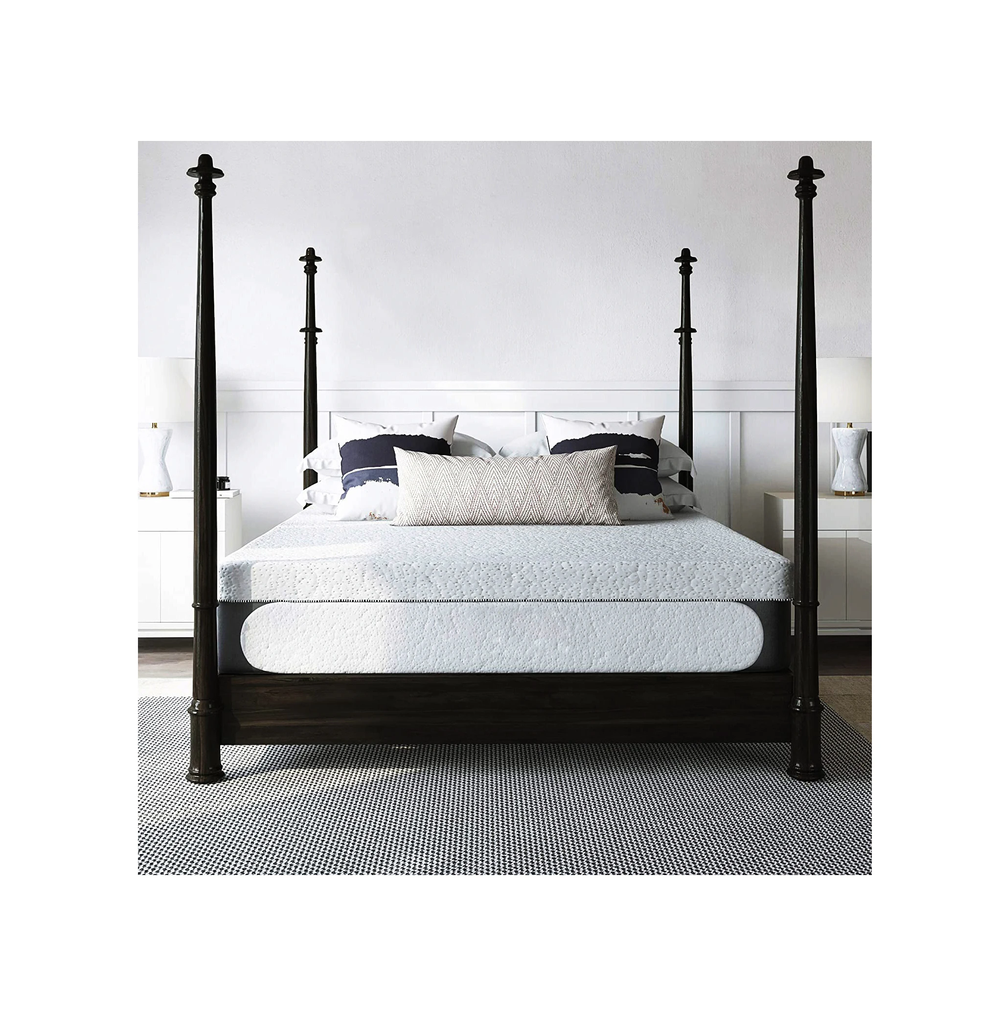 
 Водонепроницаемые протекторы, белая вязаная ткань, люлька, коврик, двойной размер, футон, складной матрас  