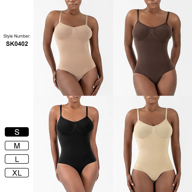 SK0402 Sexy hollow beauty back One-piece Shapewear Sculpt Brief Bodysuit Activewear seamless tummy control sculpt clothing