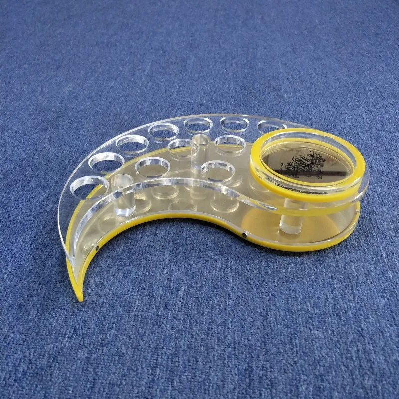 Barware Liquor Cup Holder Acrylic Shot Glass Serving Tray for Whisky Brandy Vodka Rum and Tequila Shot