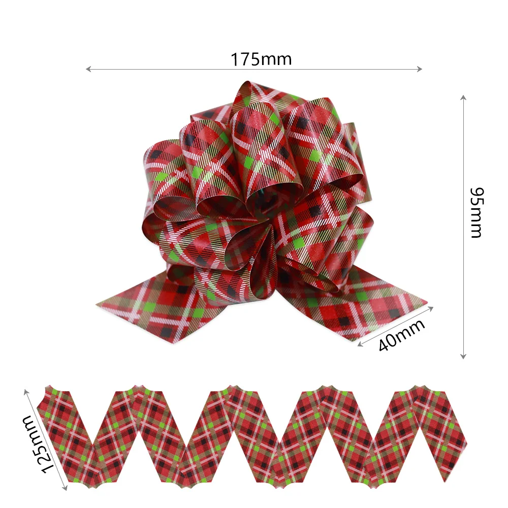 Festive PP Pull Bow for Gift Decoration Dressing up Spherical Bow for Wedding Party Graduation Birthday Celebrations