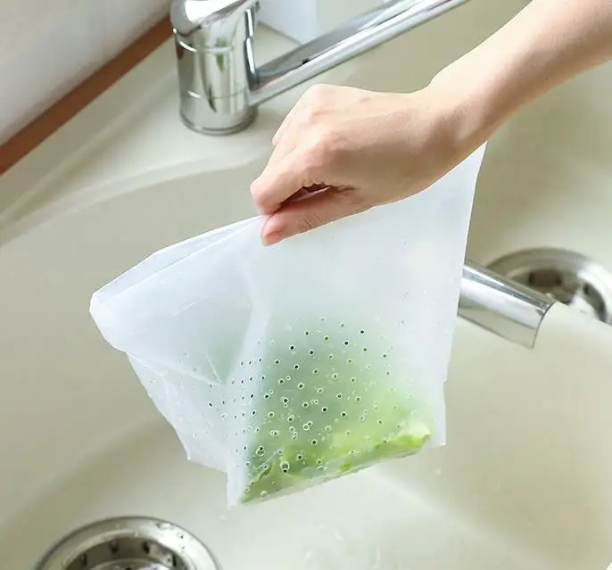 30pcs/Set  Household Kitchen Sink Self-standing Large Garbage Bag Sink Filter Trash Storage Drain Bag Rubbish Bag