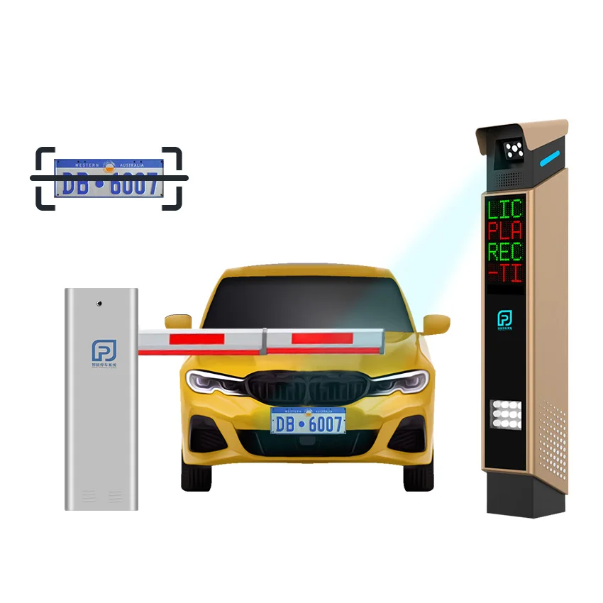 Carpark software system parking tellers ticket bin machine vision system round barrier boom home car port number plate tracking
