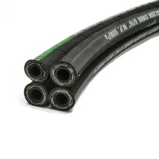 wholesale High Pressure resistance Hydraulic braided Rubber Hose Fuel Hoses Pipes