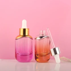 Chinese supplier of high quality shining pump translucent 30Ml serum dropper bottle