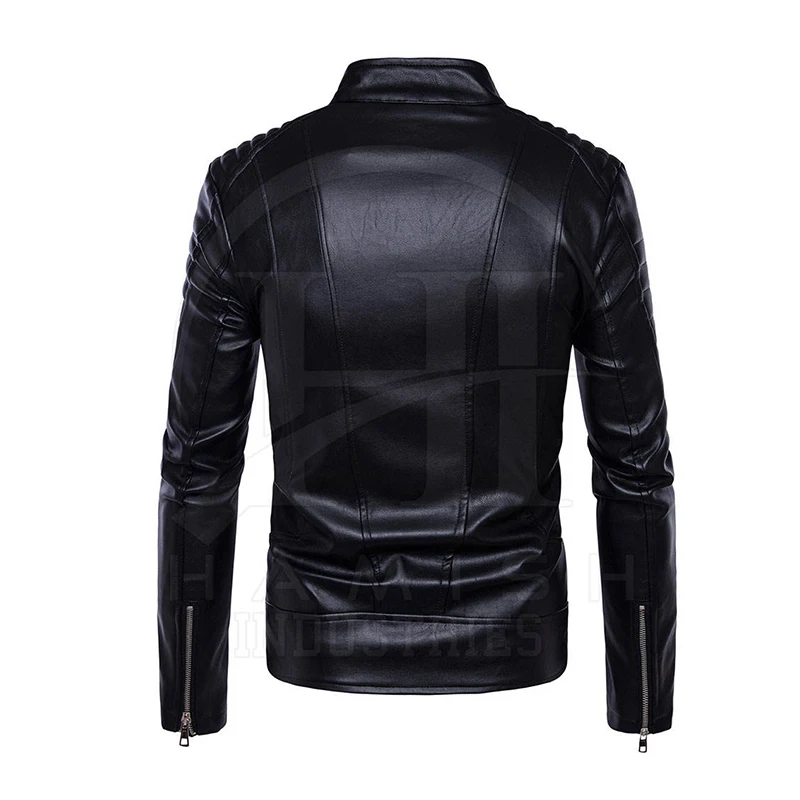 wholesales real men coat with sheep long coat can custom plus size men veste en cuir homme jacke Leather jacket