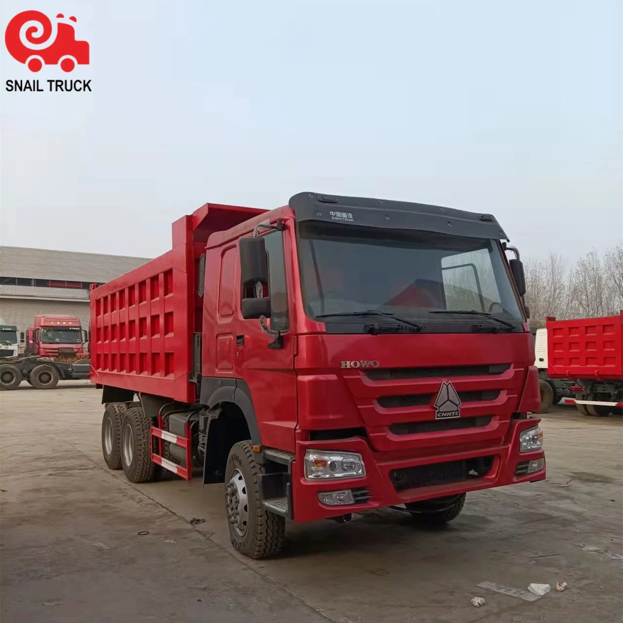 chinese RHD or LHD Sinotruk HOWO375 HP 371HP Used 6X4 8X4 Dump Truck with crane 40ton Heavy Tipper Truck sale in africa