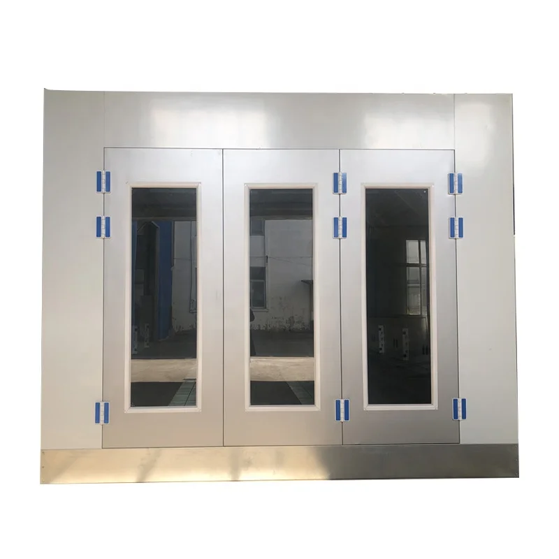 Factory price car body prep station electrostatic powder coating line electric car paint booth