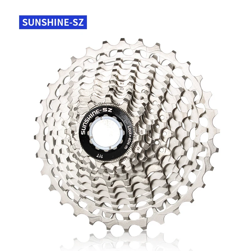 high quality sunshine bike bicycle cassette 12S 11S/10S/9S/8S bicycle freewheel road bike cassette MTB bicycle flywheel