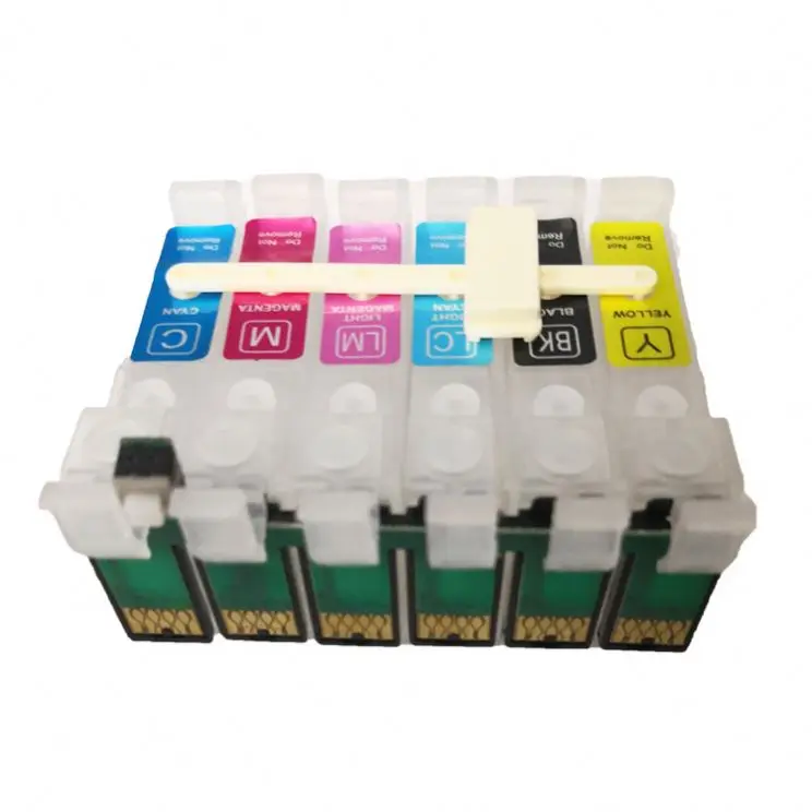 T60 1390 R330 1400 1500 1430 P50 T50  refillable ink cartridge auto reset chip for Epson 85 82 78 79