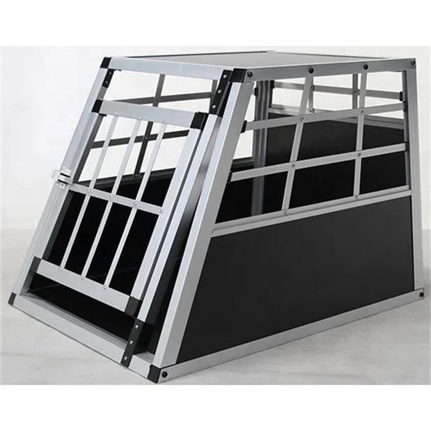Aluminium wholesale large double dog cage animal pet cage transport box