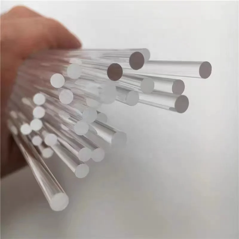 Ning E-Plastics уличный качественный УФ-стабилизированный Прозрачный Литой стеклянный квадратный/прямоугольный акриловый стержень