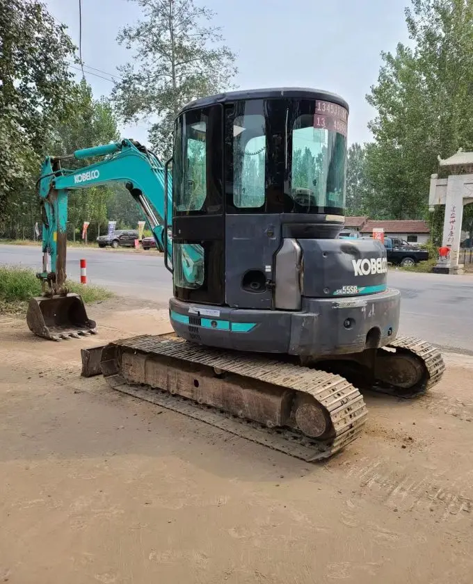 Low Prices Used kobelco Sk 55 Automation Excavator 5 Ton Digger Machine kobelco mini excavator