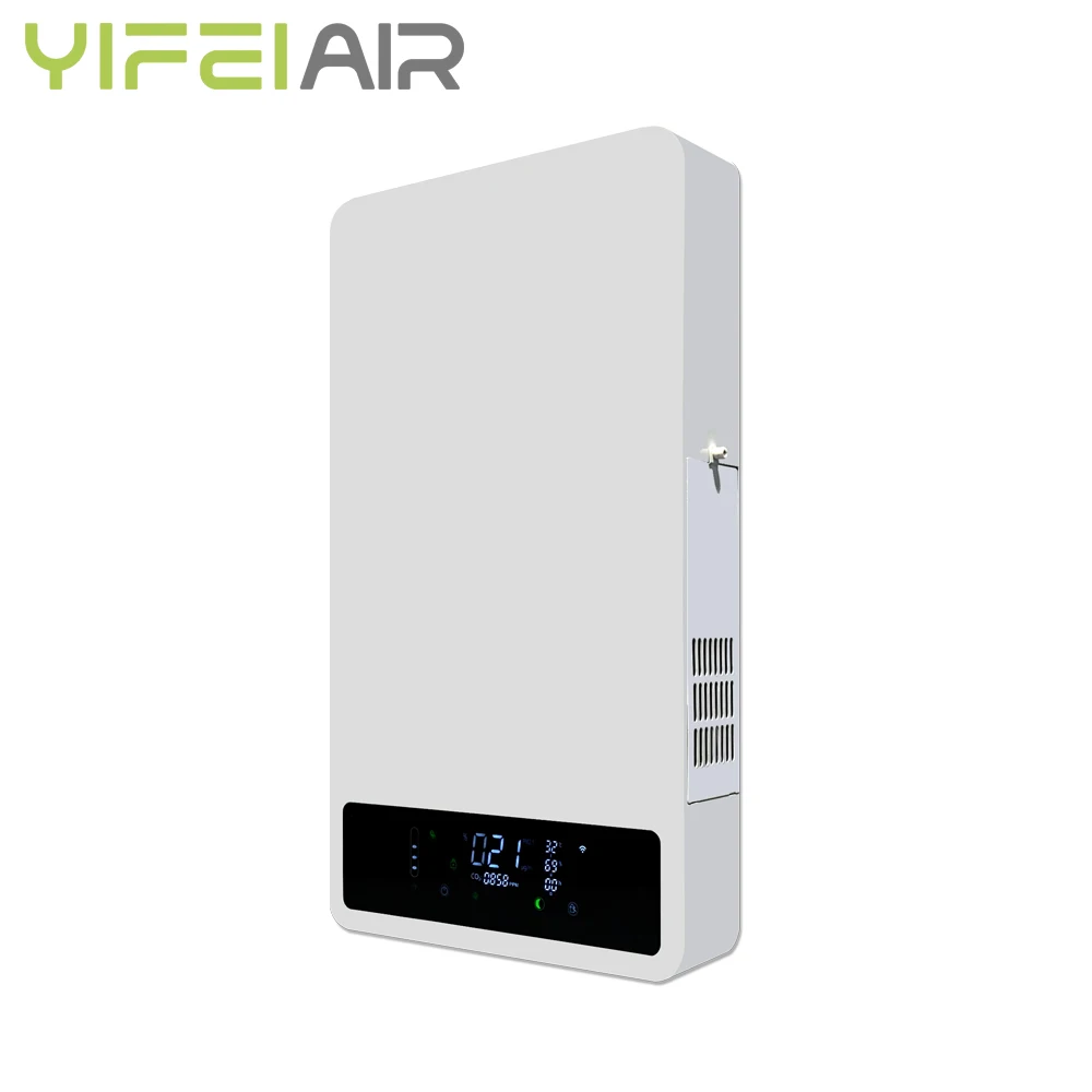 YIFEI AIR G20 OEM/ODM  Wall Mounted Residential Fresh ERV Energy Recovery Ventilation Systems