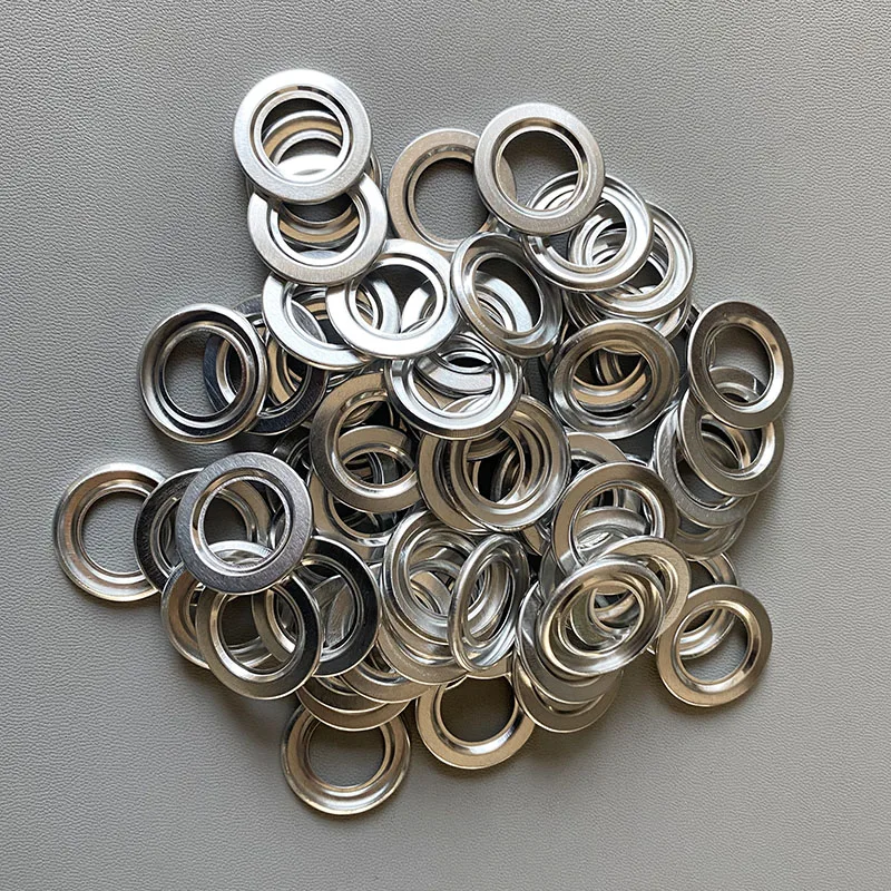 Aluminum Tarpaulin Grommet Metal Buttonhole Applicable for Tarpaulin Production
