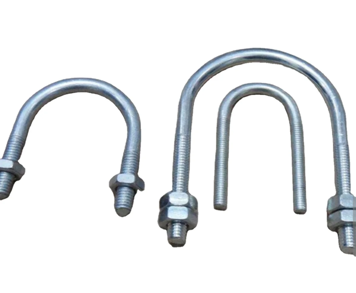 Золотой поставщик U-образный зажим для болтов оцинкованный крепеж из углеродистой стали доступный в дюймах и метрических измерениях