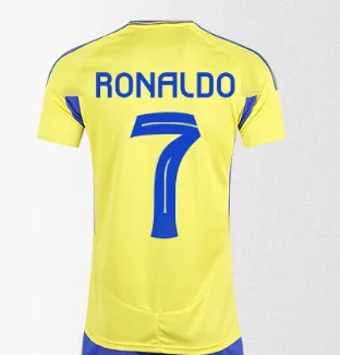 Изготовленная на заказ 2024-2025 alhilal Saudi United Riyadh Победная футбольная рубашка Ronaldo Taliska mane home and away players