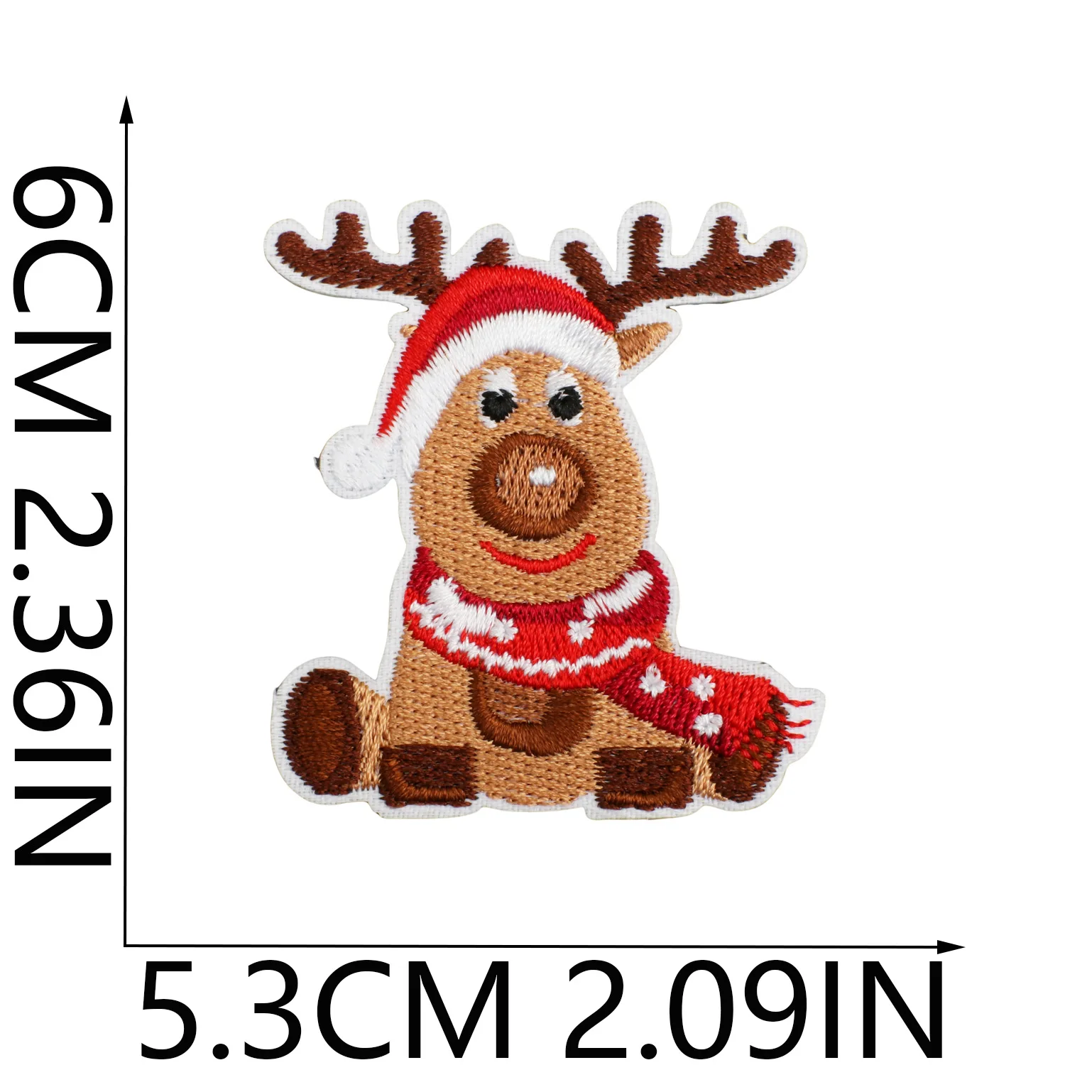 Western Christmas Patches Pink Santa Christmas Tree Snow Globe Patch for Trucker Hat