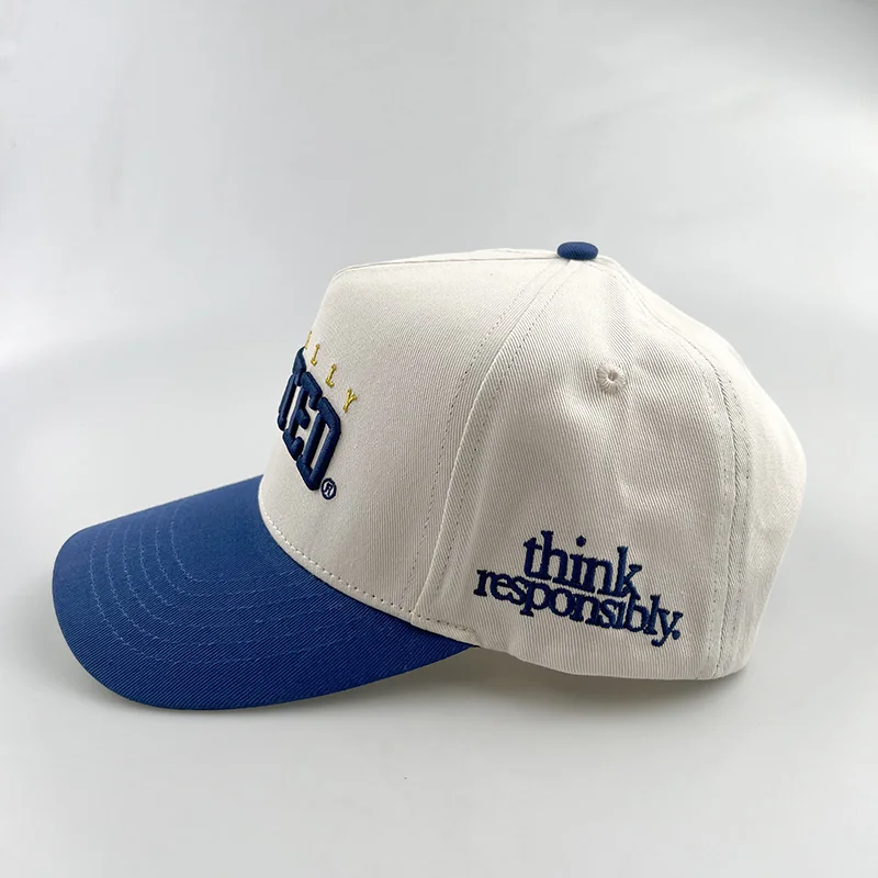 Custom Embroidered Logo Sport Cap Fashion Stylish Wholesale A Frame Cap Fitted Baseball Caps For Men