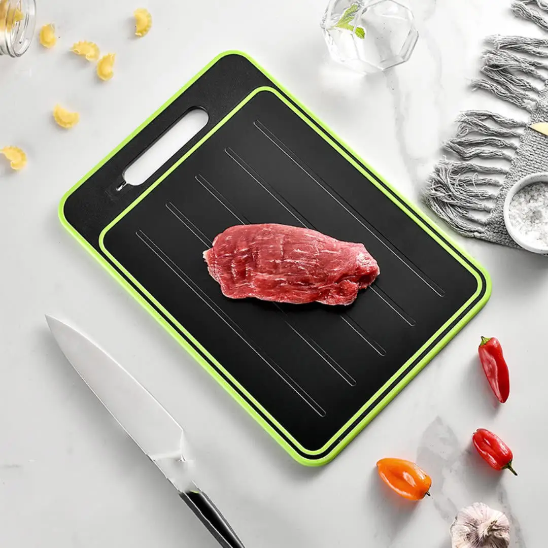 New Arrival Multifunction Double Sided Self Cleaning Smart Cutting Board Wheat Straw Plastic Chopping Block for Kitchen