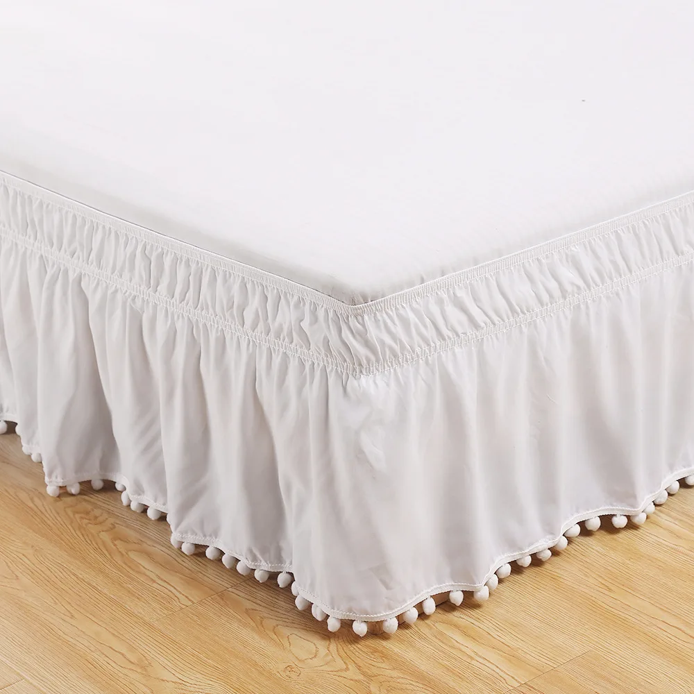 Cheap Hot Sale Soft Safety Customized Twin King Sheet Lace Bedding Skirt Set