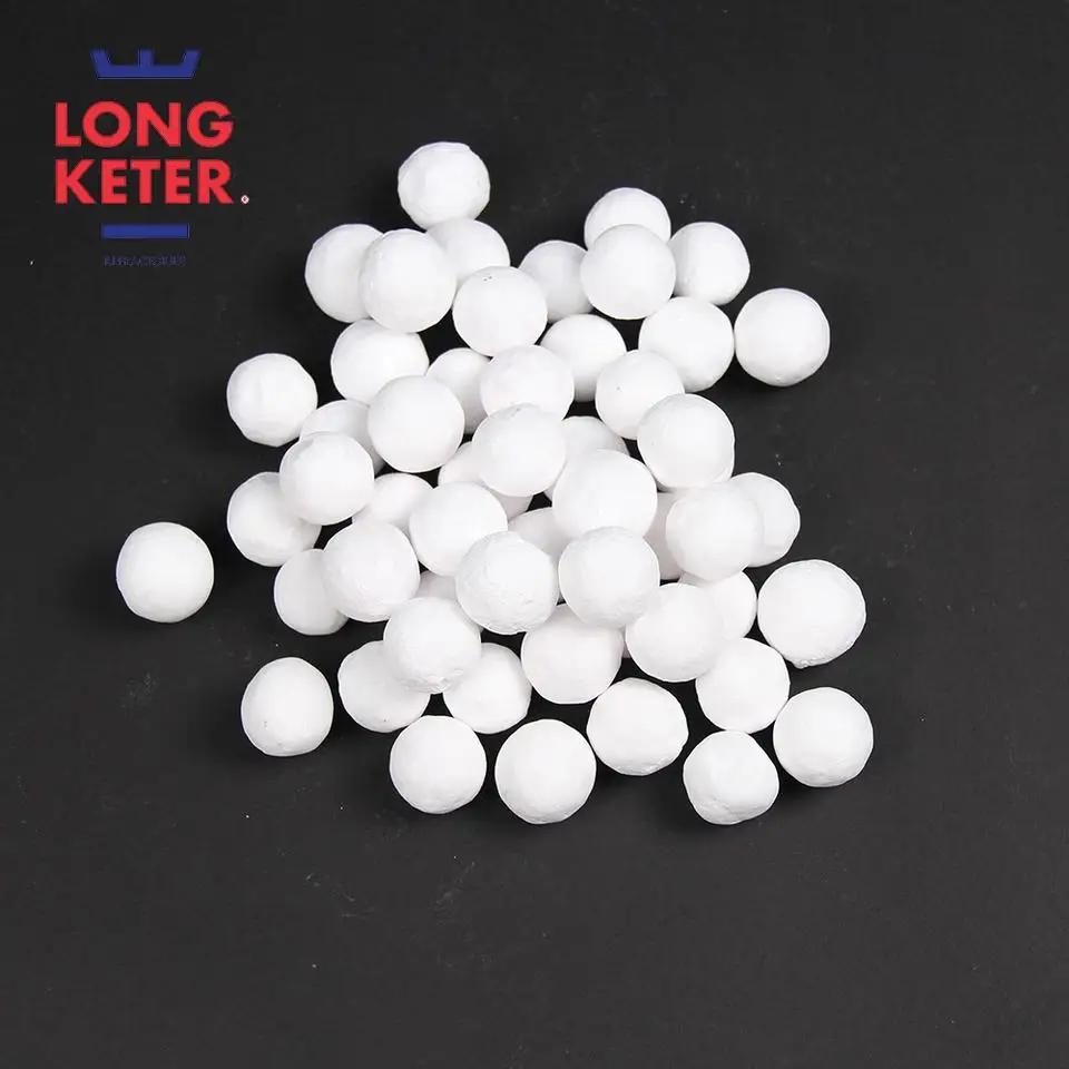 Factory direct sales far high performance refractoriestabular alumina ball 3-5mm