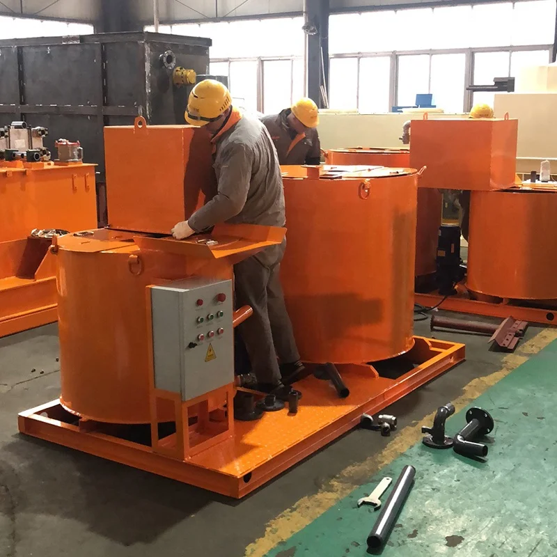 500L tank high shear cement slurry electric colloidal grout mixer machine