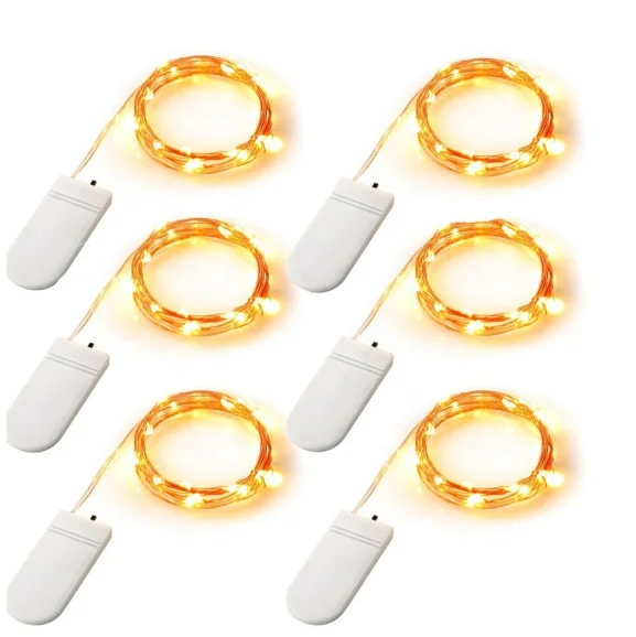 Cr2032 Other Holiday Lighting Mini Micro Copper Wire Light Battery Operated Led Strip String Fairy Lights