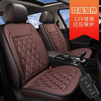 Wholesale Breathable Comfortable Durable Leather Car Seat Cover with Heating tube