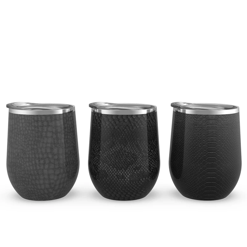 Wholesale free sample sublimation stainless steel mug reusable cups with lids coloured tumbler red wine  tumbler