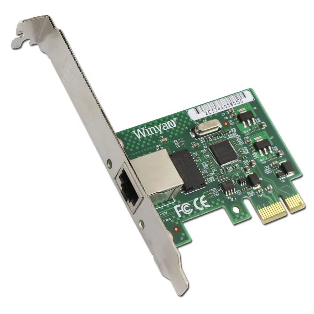 WY1000T1 PCI-E X1 10/100/1000M RJ45 Gigabit Ethernet Сетевая карта адаптер сервера Nic для чипа 82574L