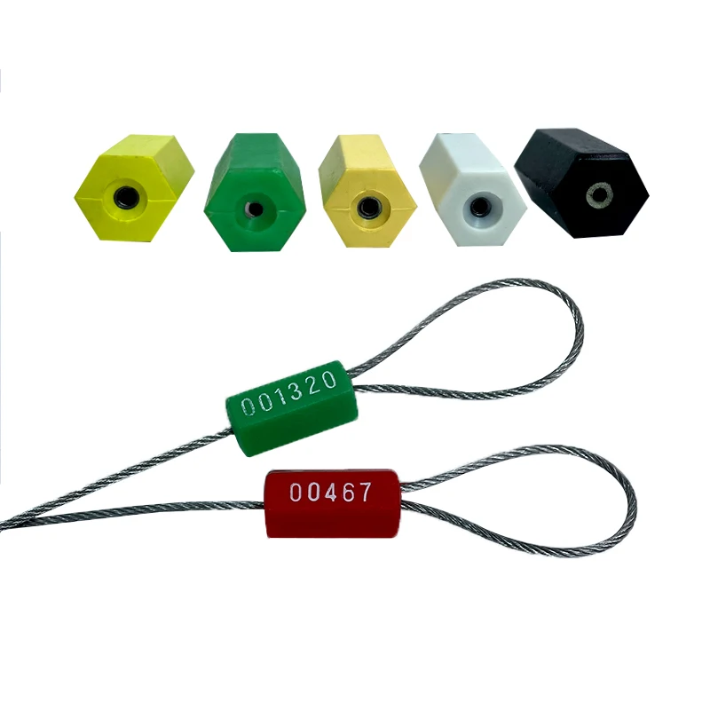 DX 209C Metal Wire Tightening Type Cable seal Steel Wire Container Security Seals