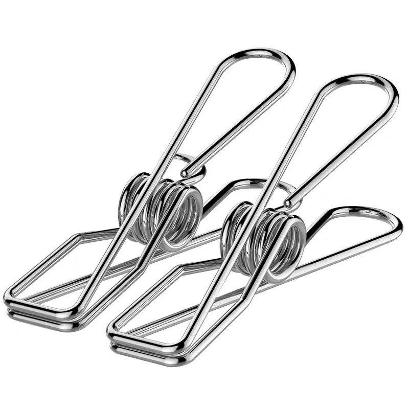 Spring Clothes Clips 316 Stainless Steel Pegs For Socks Photos Hang Rack Parts Practical Portable Holder Accessories