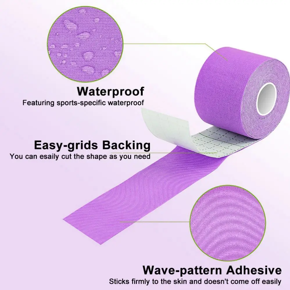 Baiyuheng High Quality Kinesiology Tape Brown Kinesiology Tape Sport WaterProof Tape