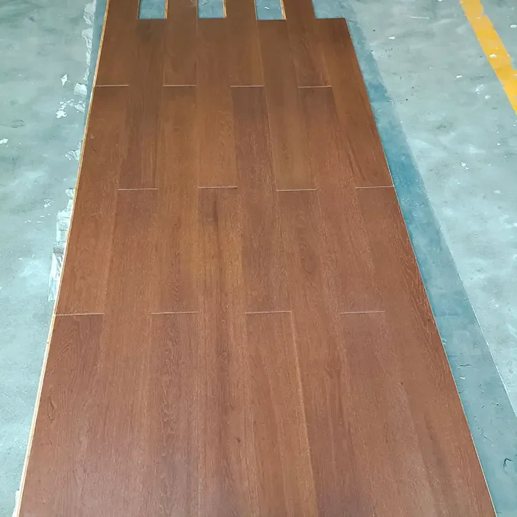 Anti-scratch Water Resistant Wood Flooring Residential Brushed Engineered Wood Flooring PPG Commercial Grade Coating Floors