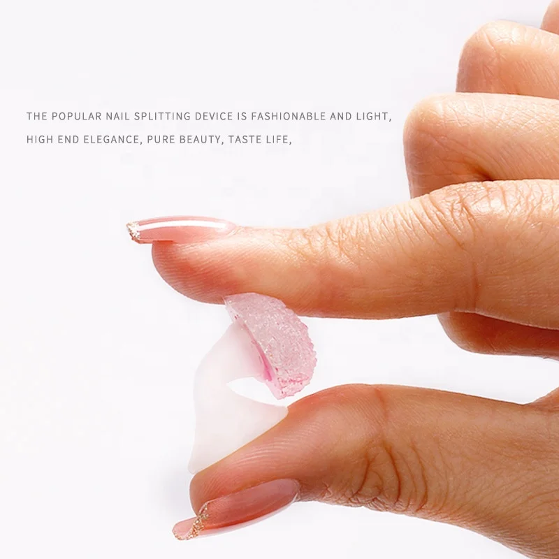 8 Pcs/Pack Toe Separator Cute Soft Silicone Toes Lock Tools Daisy Heart Shaped Rhinestones Japanese Style Nail Toe Separator