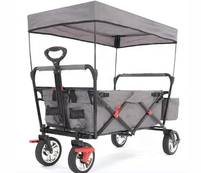 
China OEM Custom Outdoor Off-Road Luxury Baby Pram Lightweight Baby Carrier Foldable Wagon 