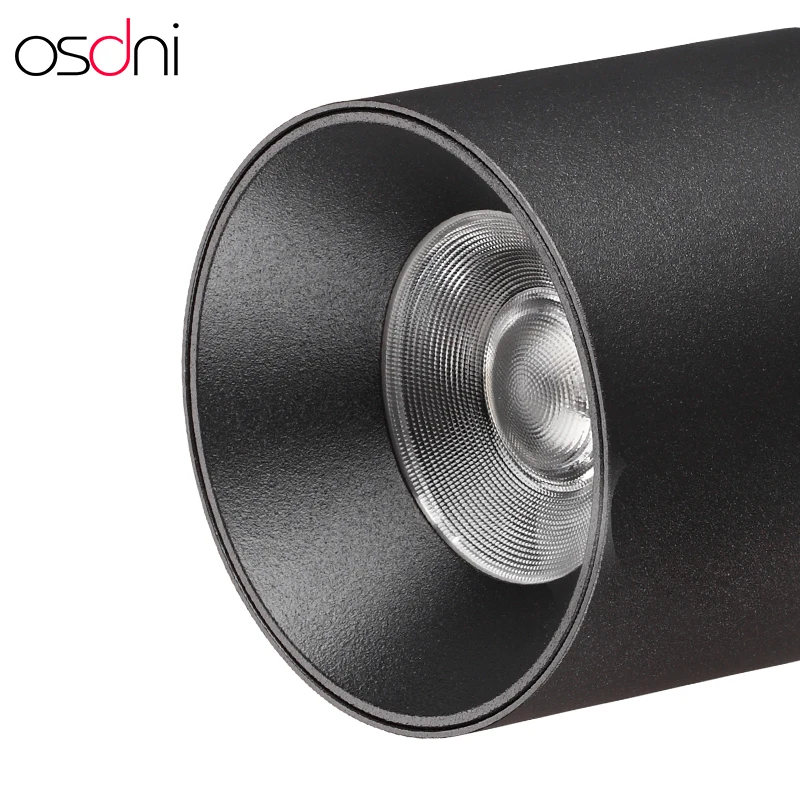 Led Magnetic Track Spotlight Small Profile Light 48V Led Track Light Round Track Lights Living Room Indoor White Contemporary