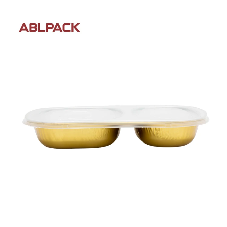 ABLPACK Manufacturer 850ML 28.3oz containers food storage Disposable box full size foil containers