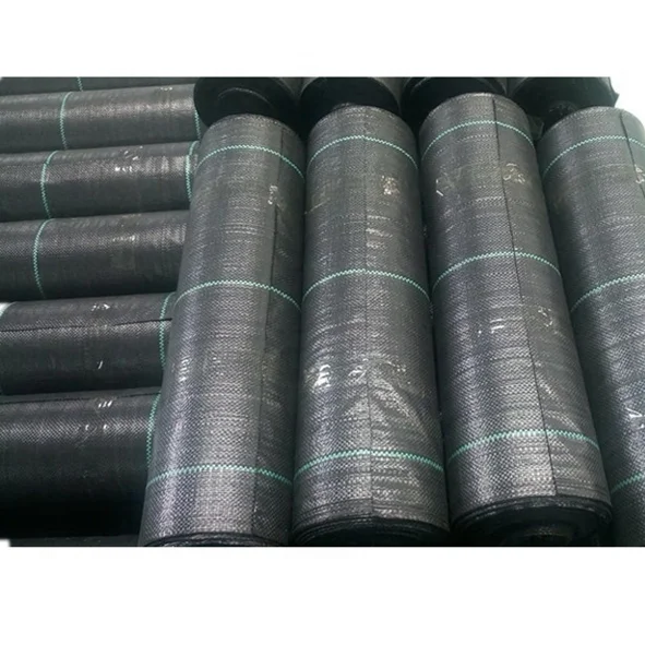 Factory price Polypropylene Woven Geotextile Plastic Woven Weed Control Mat / PP Ground Cover
