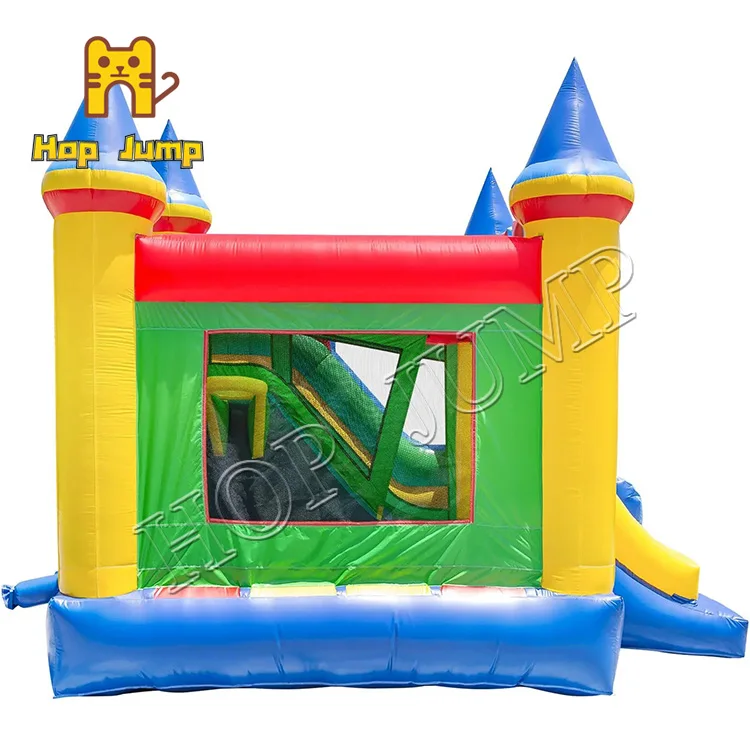 Factory price inflatable house bouncer outdoor inflatable bouncer with slide commercial grade bouncy castle