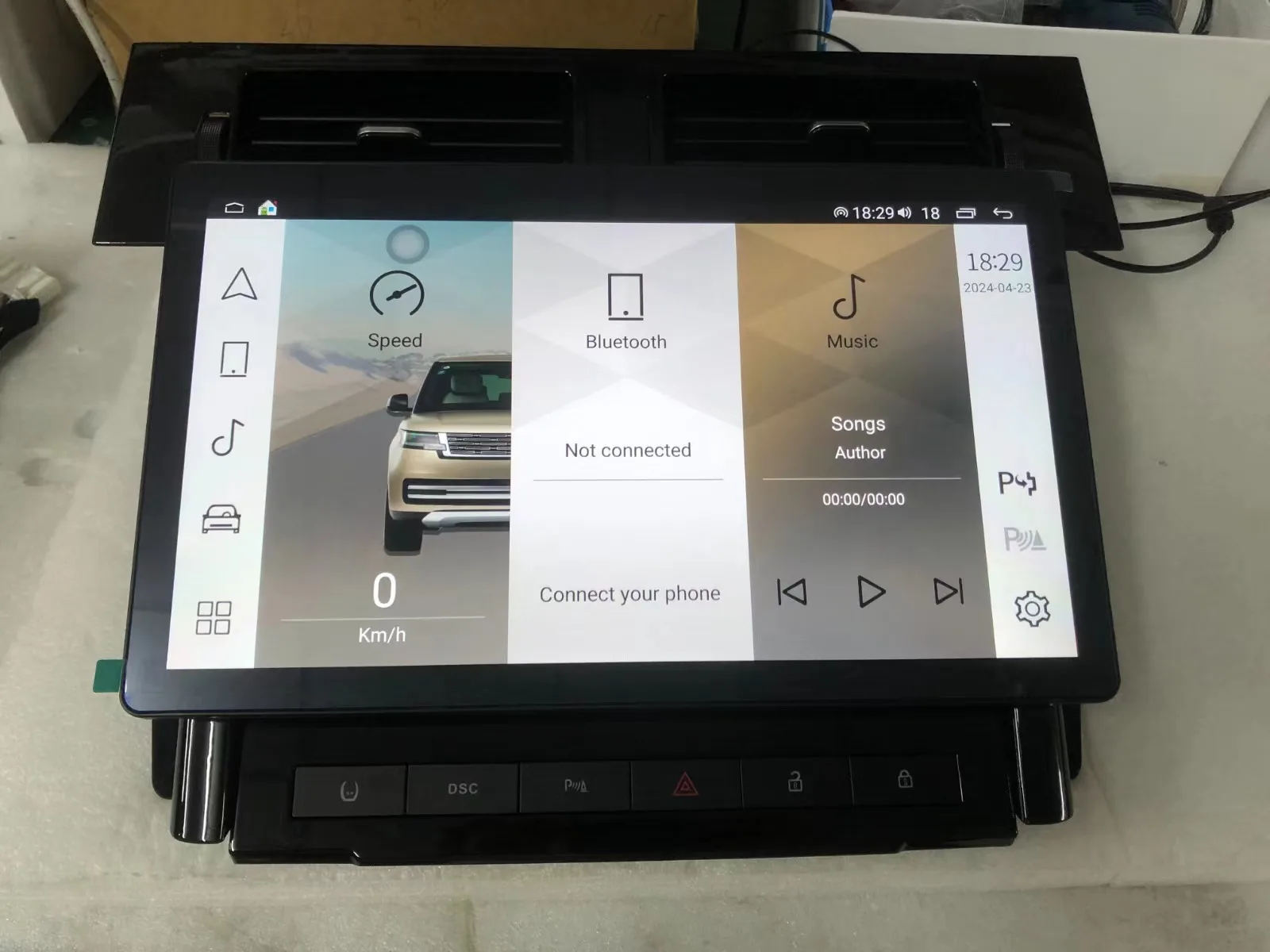 AC Panel Control  LCD Touch Display Screen original auxiliary Navigation center display for Range Rover Sport 2005-2009-L320