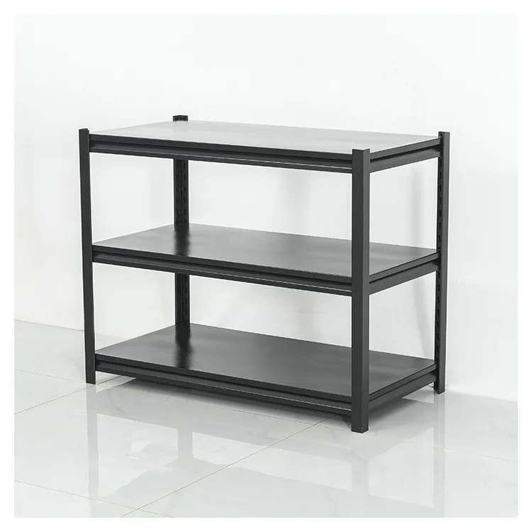 New design Metal Frame 3 Layer Storage Rack Adjustable Shelf Stacking Racks Home Storage Shelving Garage Shelving