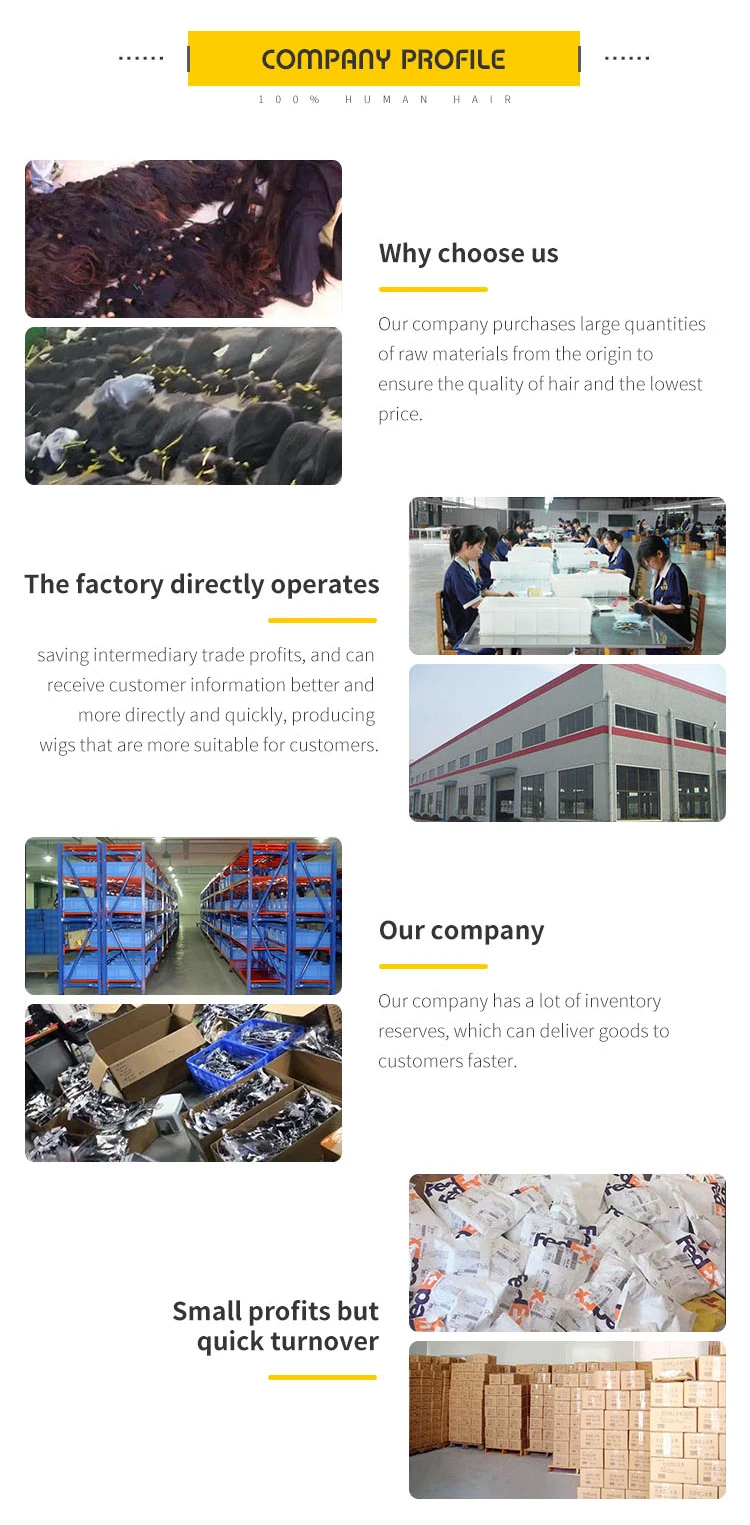 100% natural human hair curly wigs