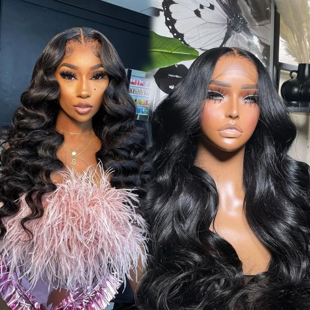 Human Hair Wig Vendor Transparent Swiss Lace Front Wig Glueless Brazilian 100% Virgin Full Lace 360 HD Lace Frontal Wig